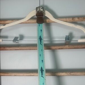 Boys belt size medium 26-28 Fish and sharks